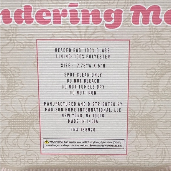 Wandering Moon | Skulls & Bows  Beaded Wallet - Picture 6 of 9